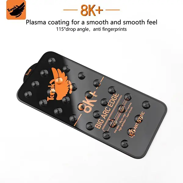 TONEK anti-static glass suitable for Xiaomi Redmi 12 mobile phone