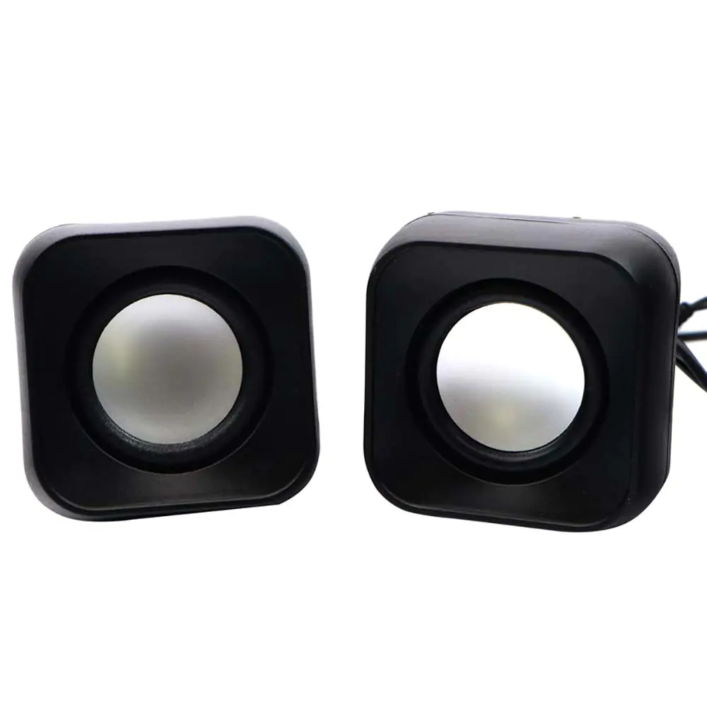 D-16 Multimedia USB 2.0 2-Channel Desktop Wired Speaker