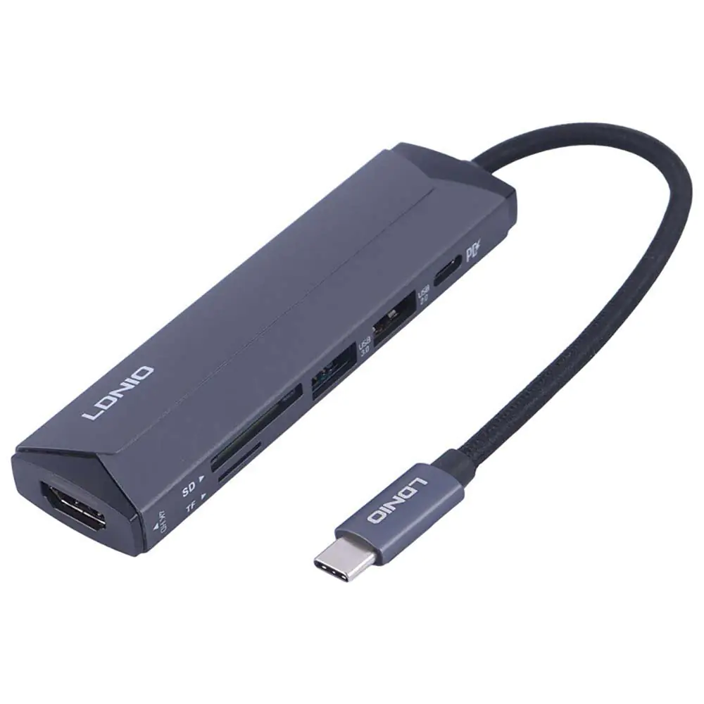 Ldnio DS-56H Type-C 6Port Hub Adapter
