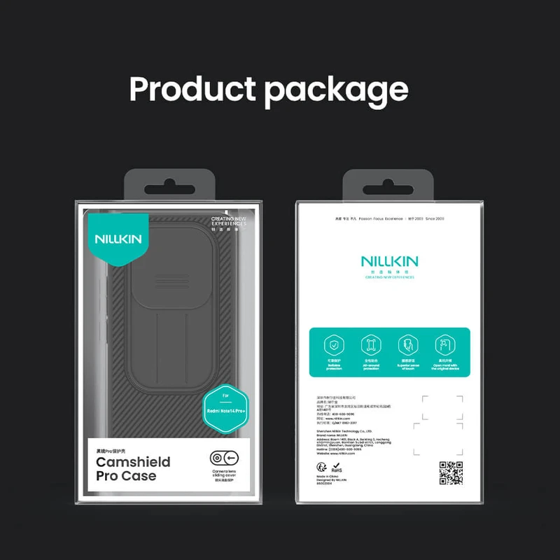 Nilkin Xiaomi Note 14pro plus Cover Camshield Pro Lens Protector Suitable