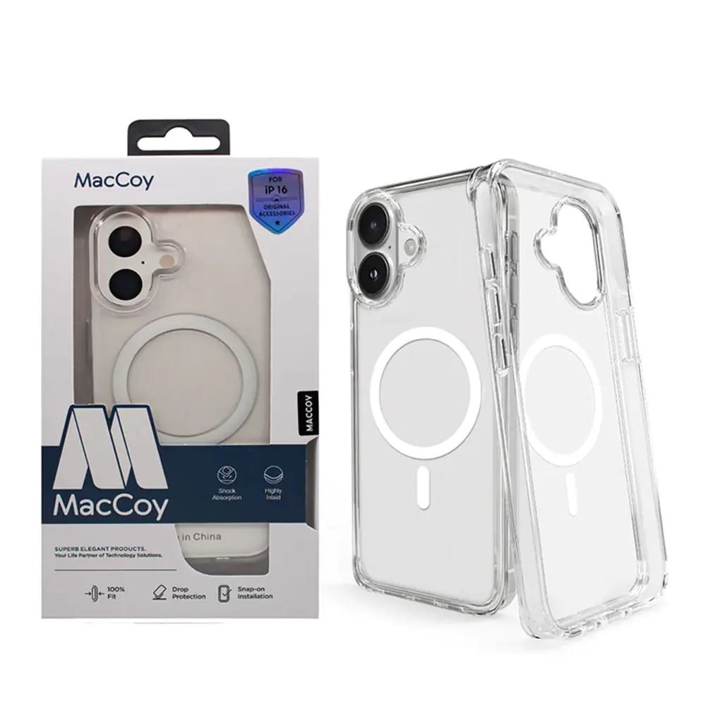 Magsafe MacCoy transparent case suitable for IPhone 16