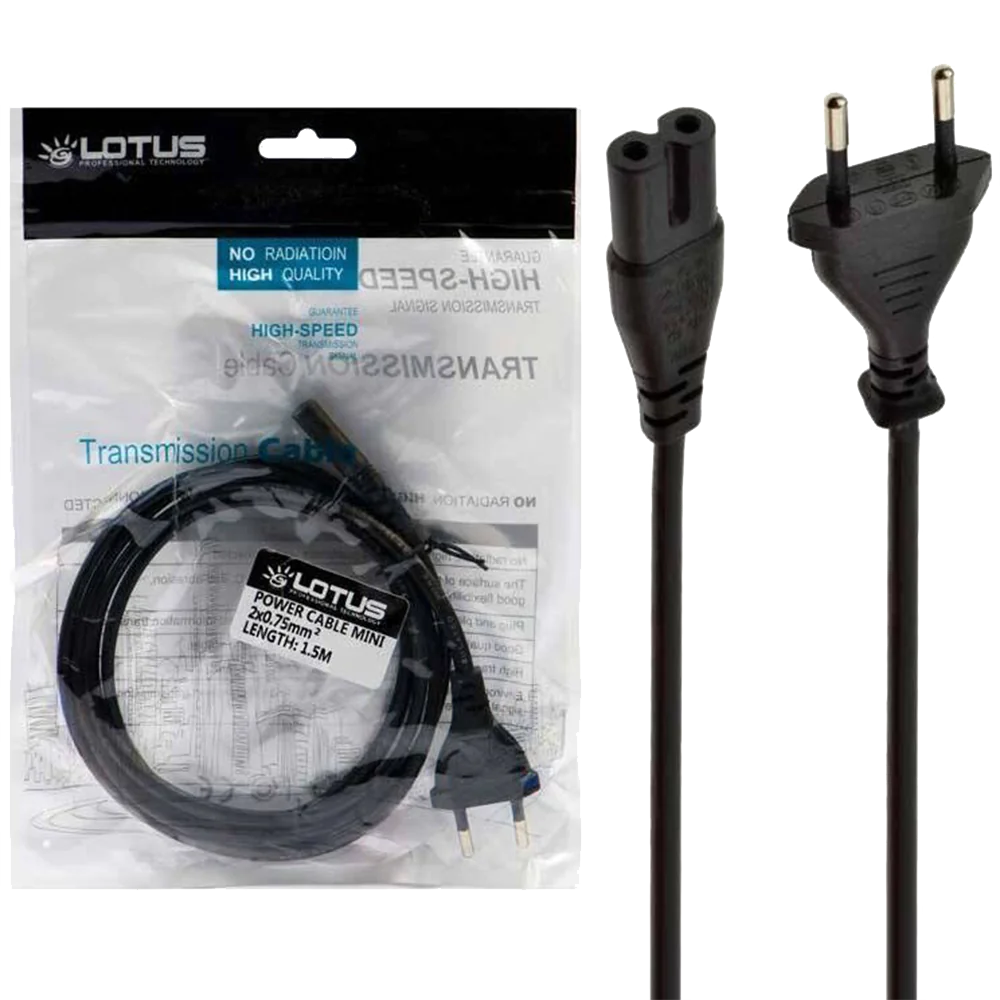 Lotus 2pin 1.5m power cable mini