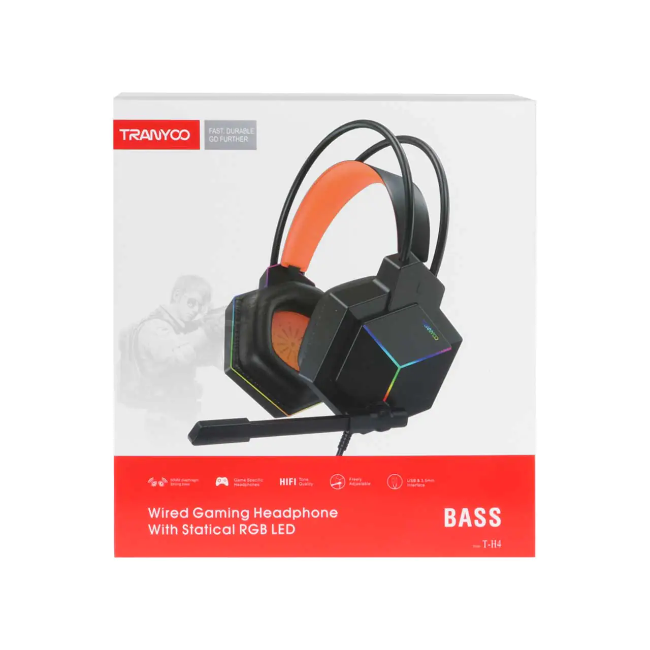 TRANYOO Gaming Headphones Model T-H4