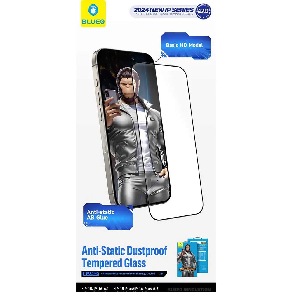 2.5D Anti-Static Screen Protector For Apple iPhone 16 Pro