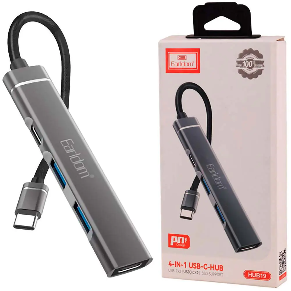 Earldom ET-HUB19 Type-C 4Port HUB