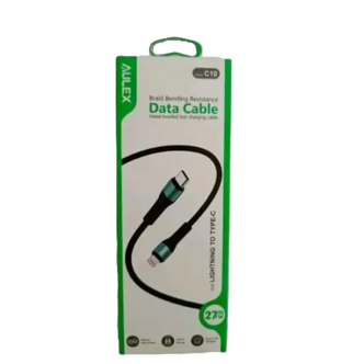 کابل تایپ سی به لایتنیگ Aulex C10 کابل تایپ سی به لایتنیگ Aulex C10