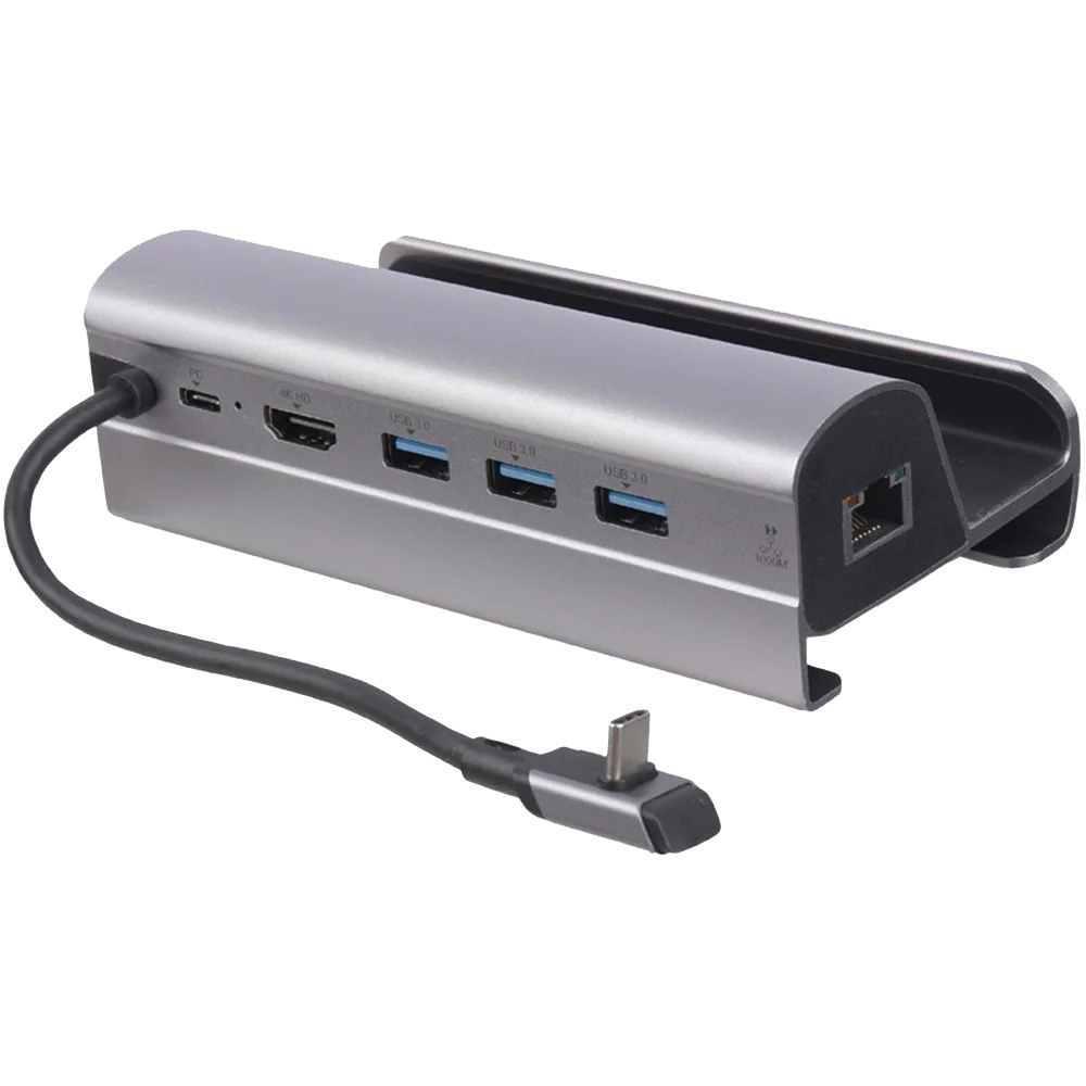 Ifortech HC-86 Type-C 6Port Hub Docking Station Compatible with Steam Deck