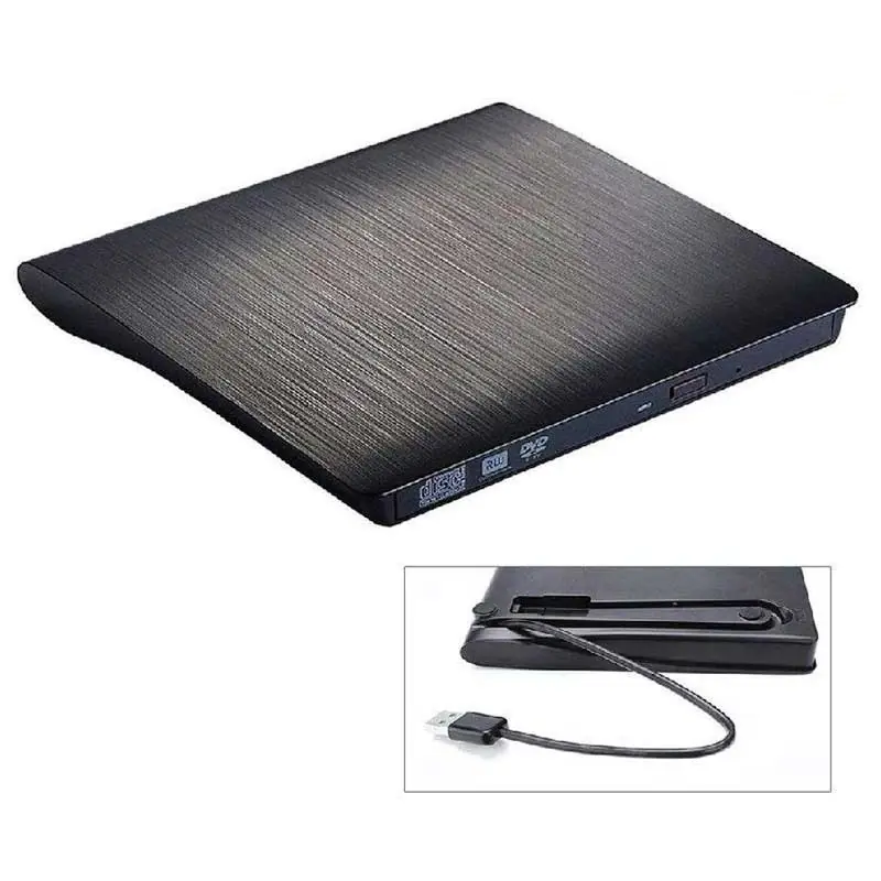 Pop-Up Mobile Laptop External DVD Drive -USB3