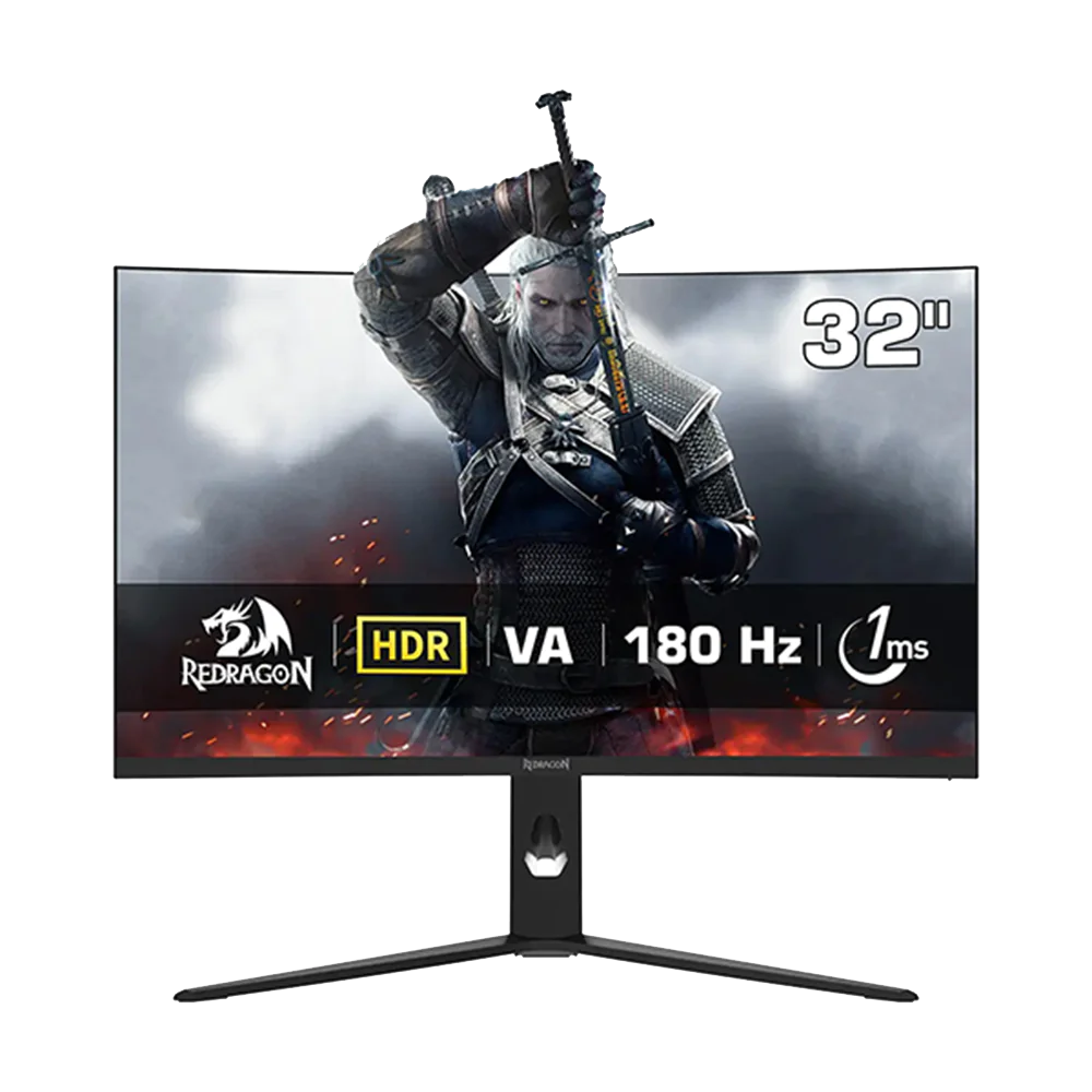 Redragon GMQ3212RVC RGB 32 inch QHD Curved Gaming Monitor