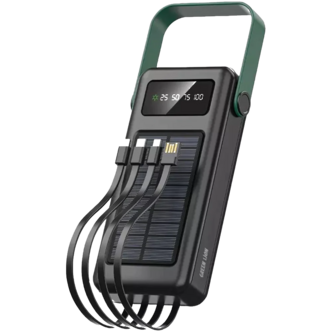 پاوربانک گرین لاین مدل Solar Max ظرفیت 30000 میلی آمپر ساعت پاوربانک گرین لاین مدل Solar Max ظرفیت 30000 میلی آمپر ساعت