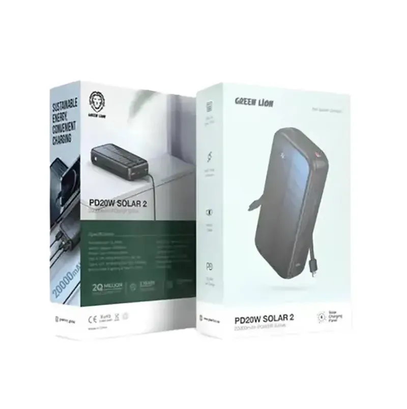 Green Lion solar 2 20000mAh power Bank PD 20W