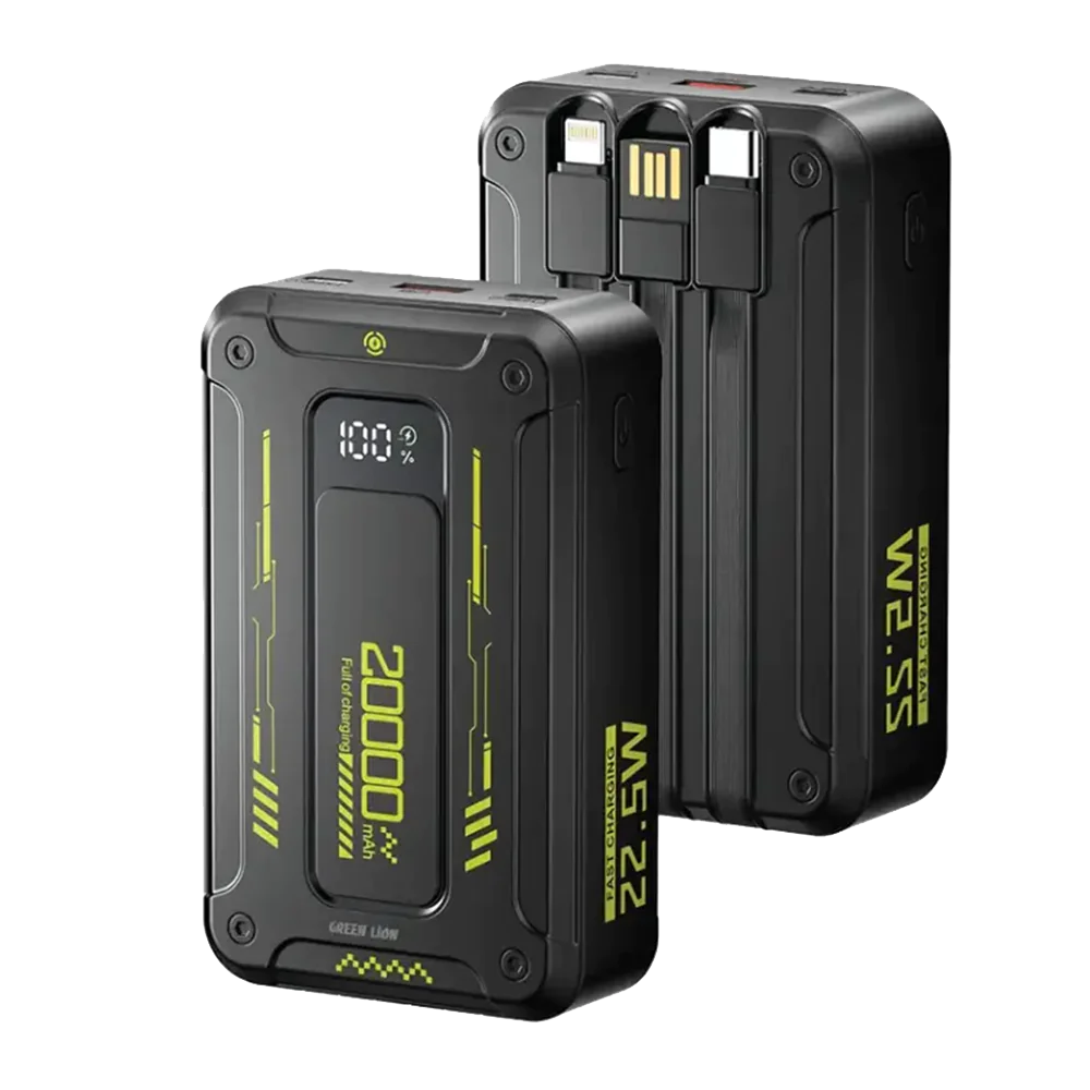 Green lion Xtreme 20 power Bank 20000mAh PD 22.5W