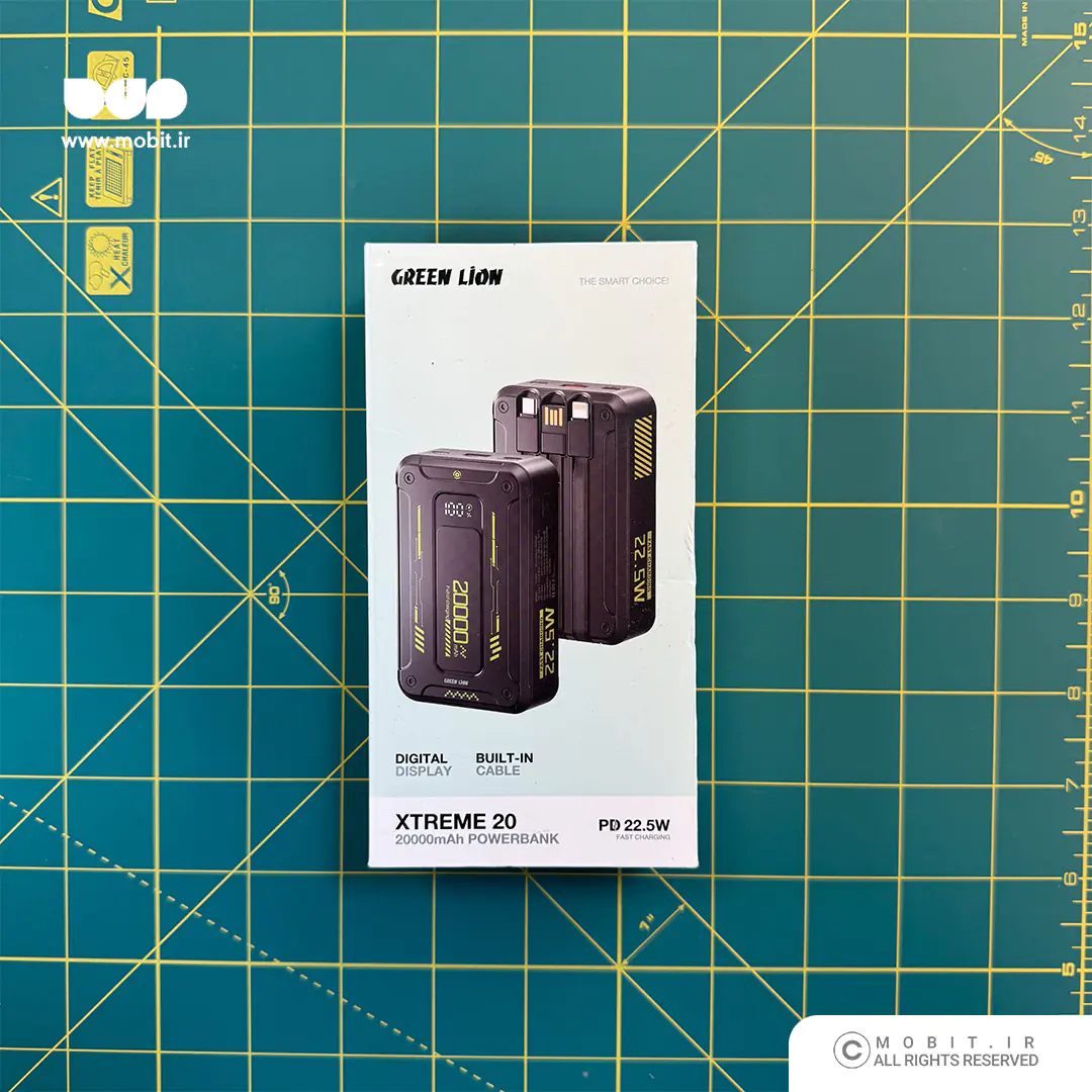 Green lion Xtreme 20 power Bank 20000mAh PD 22.5W
