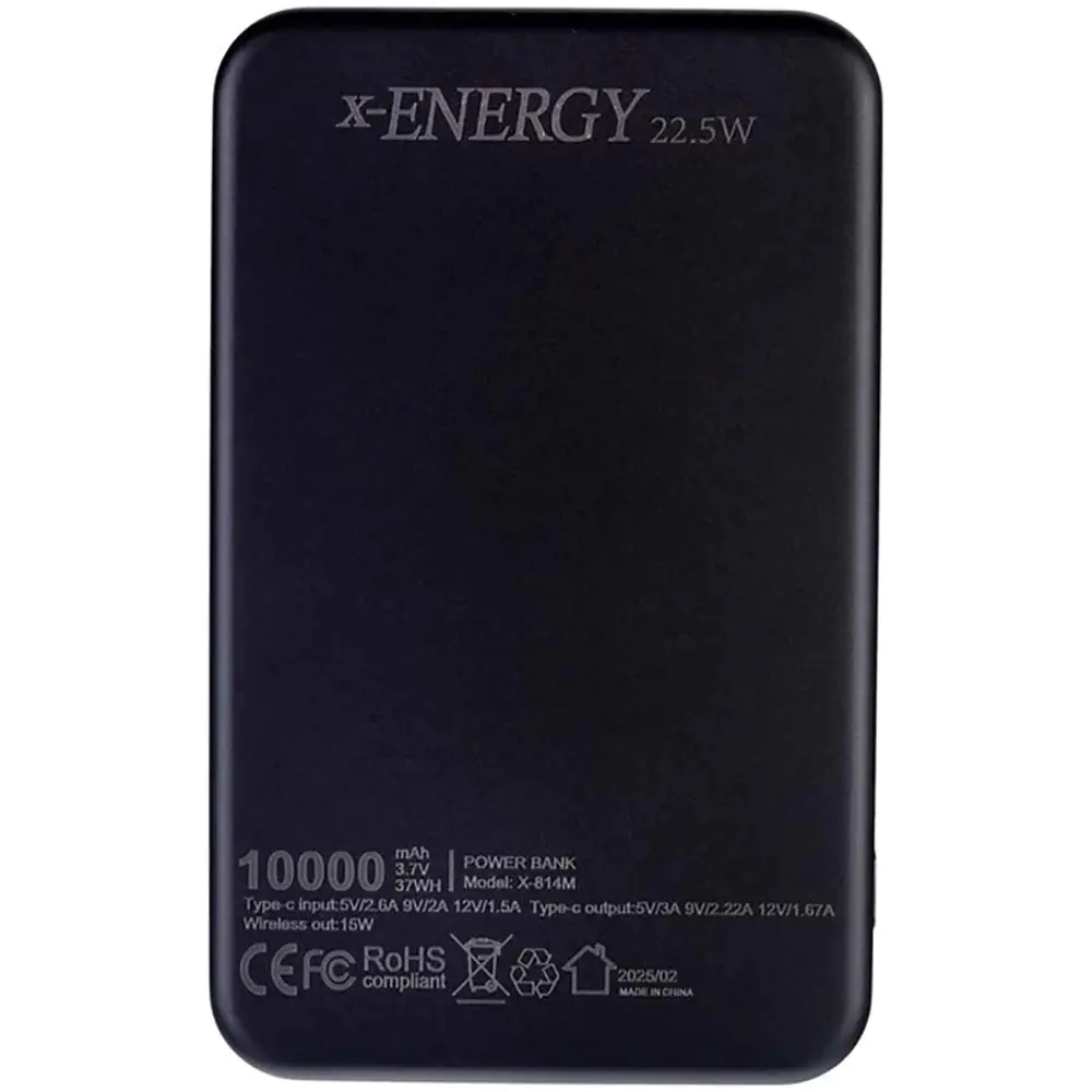 X-Energy X-814M PD 22.5W 10000mAh Wireless Power Bank
