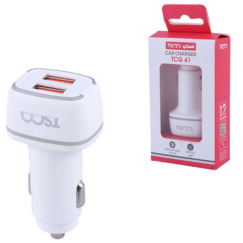 TSCO TCG41 30W Car Fast Charger
