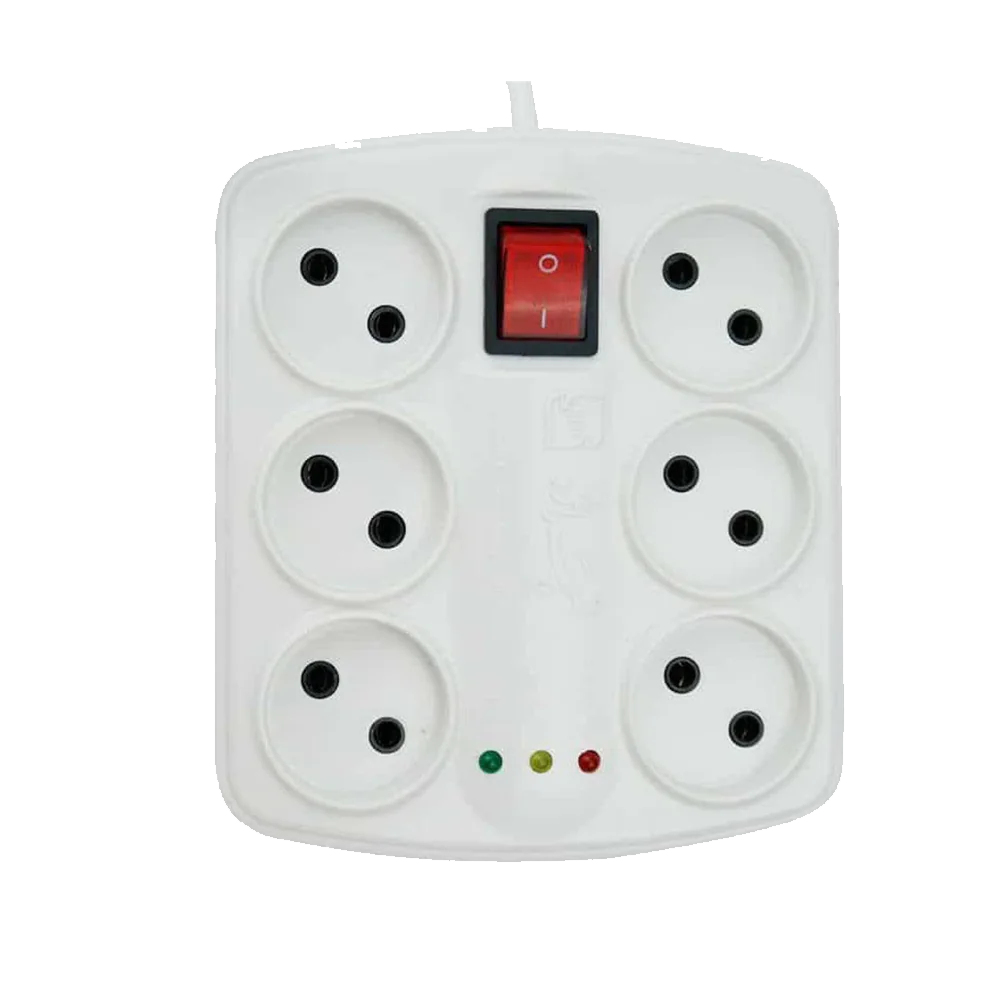 Tirajeh S5000 6 port Power Strip Voltage Protector