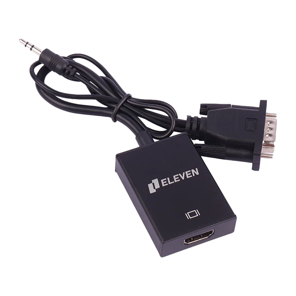 Eleven CV1000 VGA To HDMI Adapter With Audio Cable