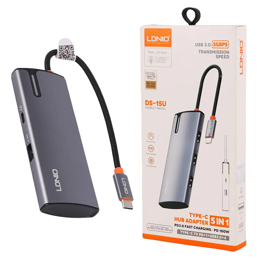 Ldnio DS-15U Type-C 5Port Hub