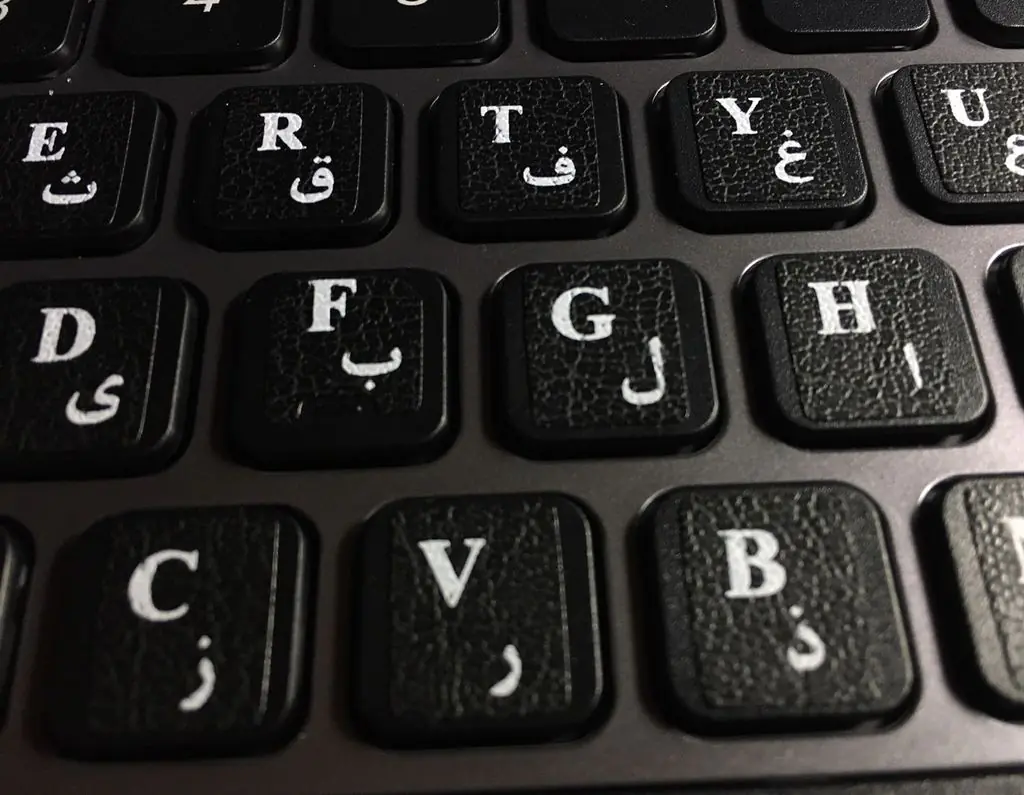Persian Letter Label Keyboard