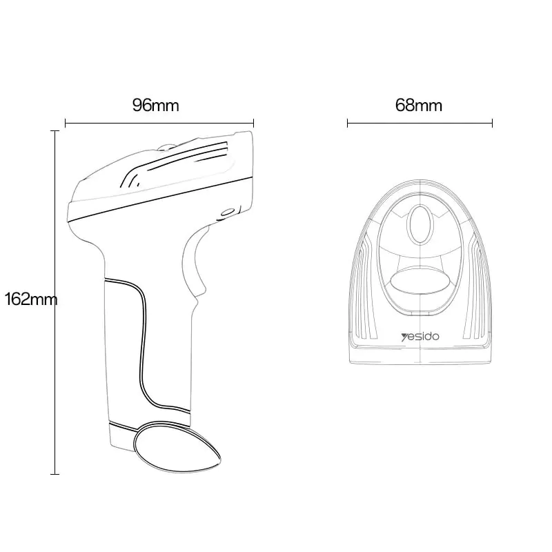 Yesido EC21 two-dimensional barcode scanner
