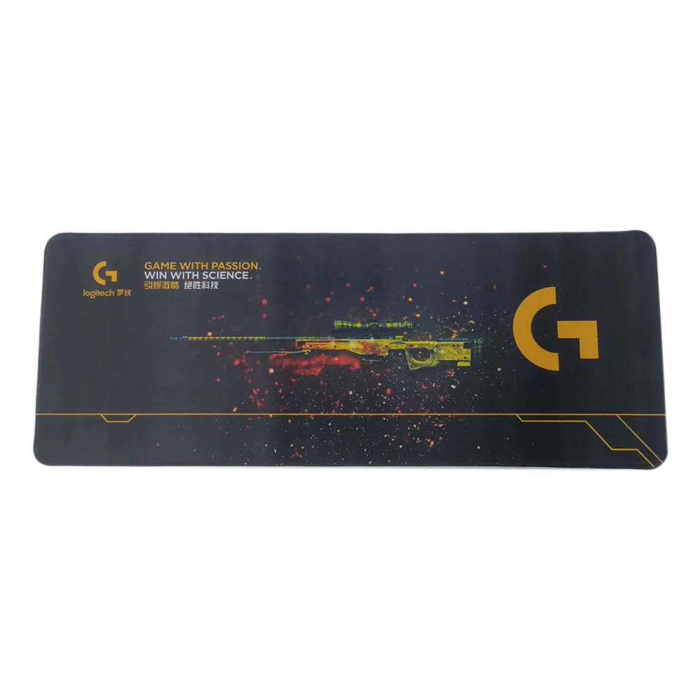 YELLOW LOGITECH MOUSEPAD GAME 30X80