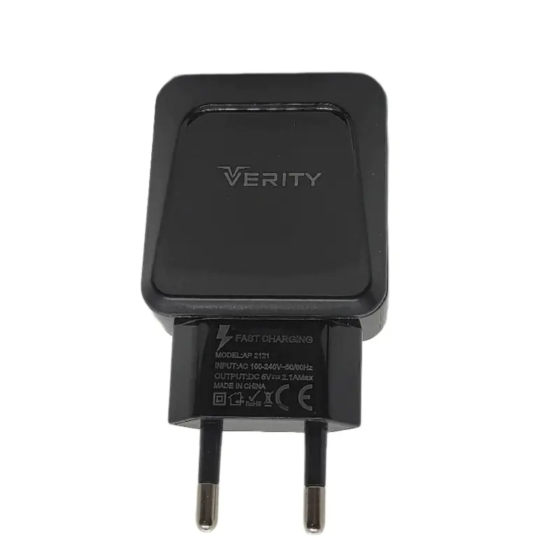 Verity charger model AP-2121 with microUSB charging cable