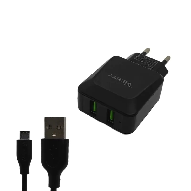 Verity charger model AP-2121 with microUSB charging cable