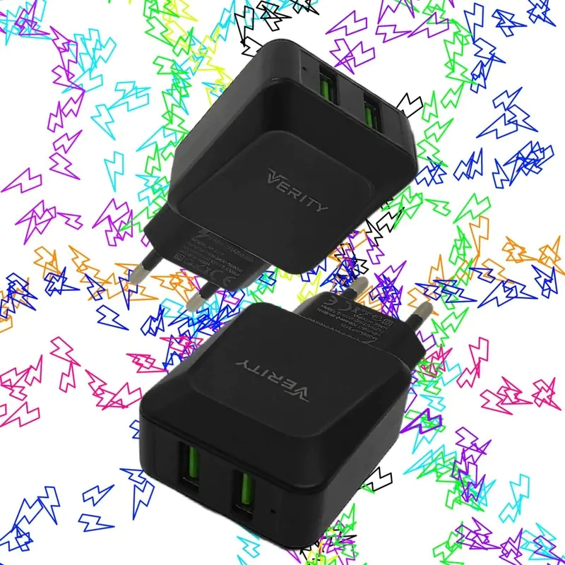 Verity charger model AP-2121 with microUSB charging cable