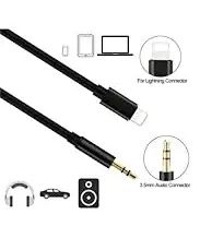 JBC-025B model AUX to Lightning conversion cable