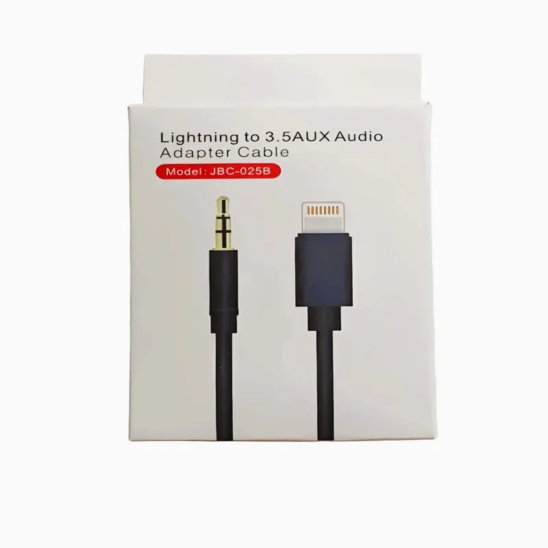 JBC-025B model AUX to Lightning conversion cable