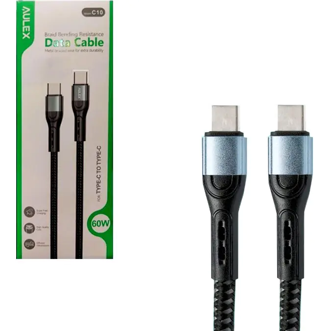 Fast charging cable C-C 60w Aulex model C10