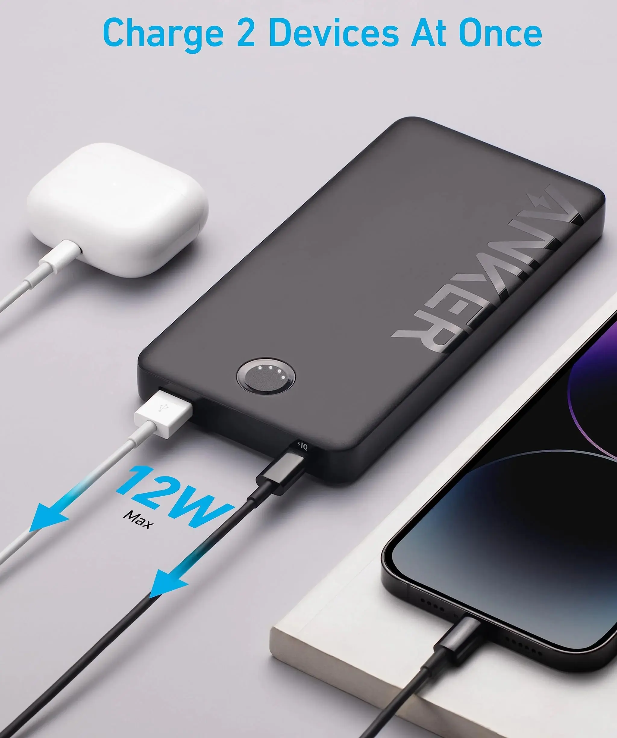 Anker A1334 Power Bank 10000mAh 12W 