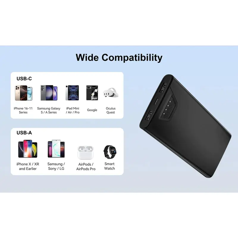 Power bank VEN-DENS model VD-PB041 capacity 10000mAh