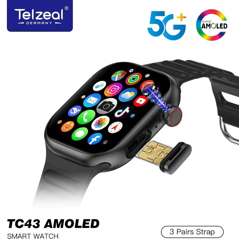Telzil TC43 SIM Card Smart Watch