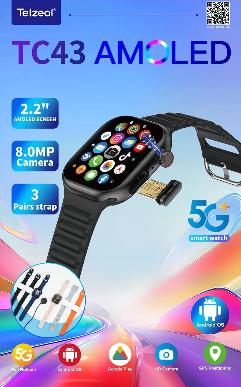 Telzil TC43 SIM Card Smart Watch