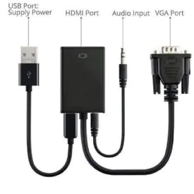 iForTech HDMI TO VGA Converter with Audio Cable