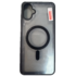 MagSafe design round colored glass case suitable for Samsung A06 mobile phone
