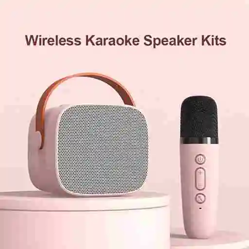 Wireless karaoke speaker model AM-W18 with microphone