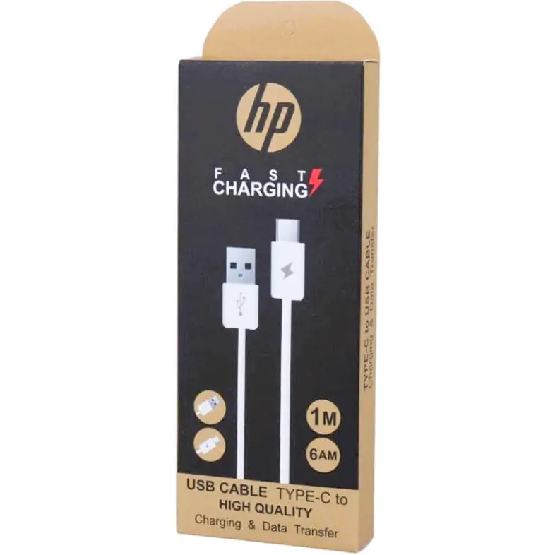 HP brand USB-A to Type-C charging cable