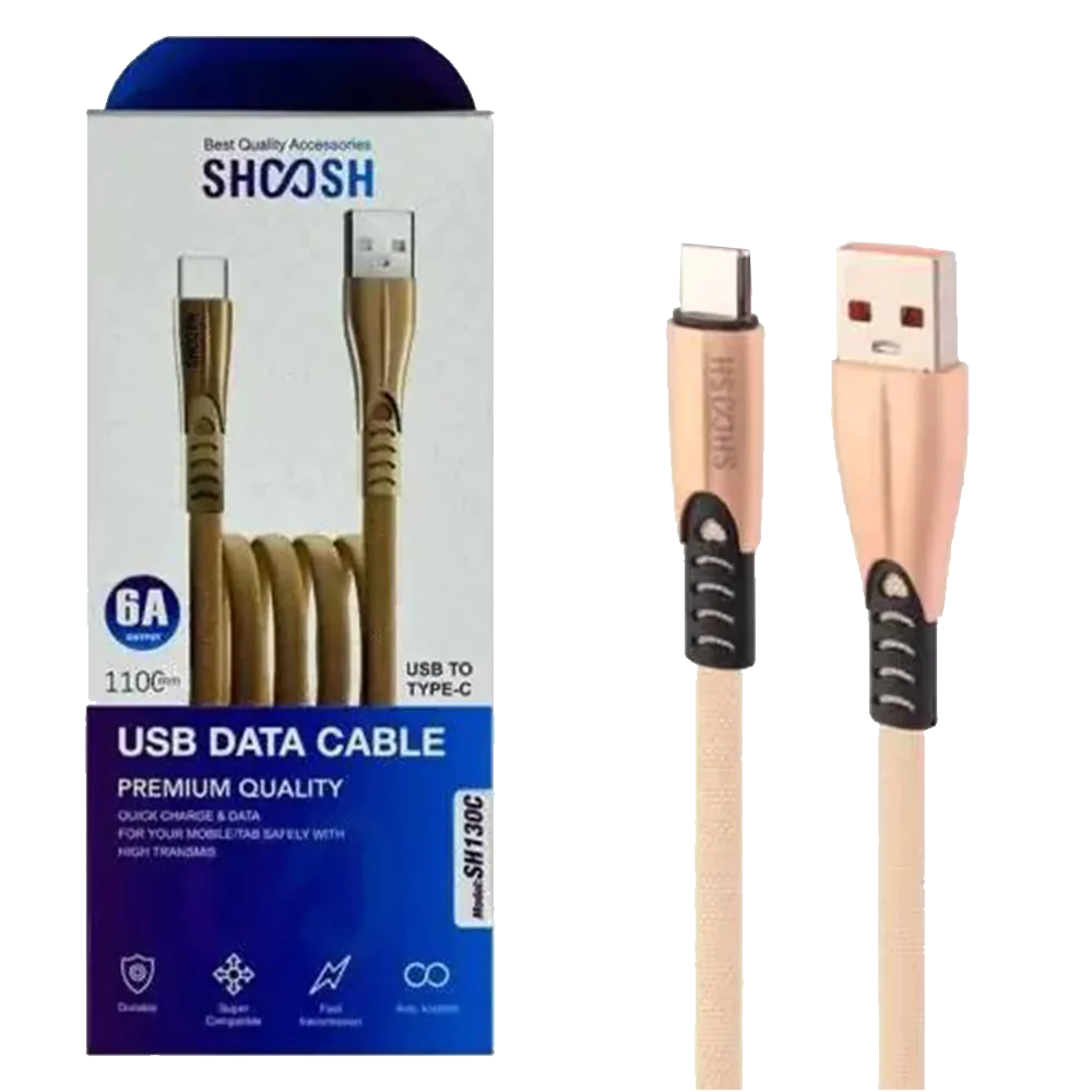 کابل شارژ USB به Type-Cشوش مدل SH130C