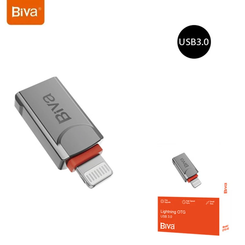 تبدیل OTG-03 بیوآ مدل LIGHTNING به USB 3.0 