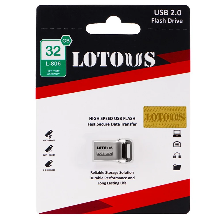 فلش مموری لوتوس مدل L-806 ظرفیت 32گیگابایت
