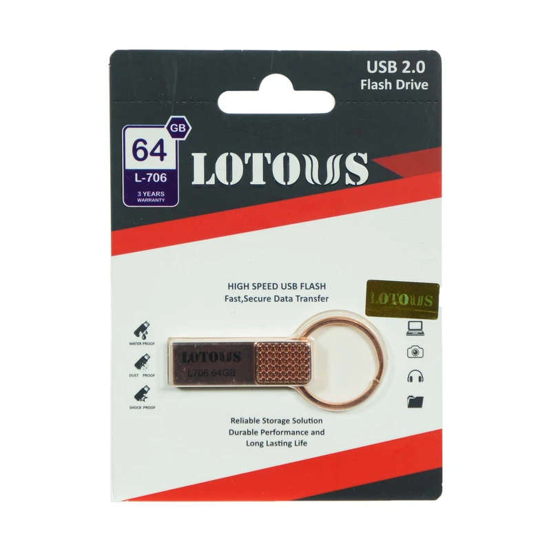فلش مموری لوتوس مدل L706 ظرفیت 64گیگابایت