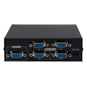 اسپلیتر 4 پورت VGA رویال مدل VGA-2004 اسپلیتر 4 پورت VGA رویال مدل VGA-2004