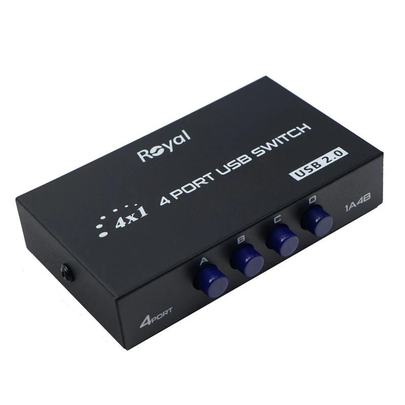      سوئیچ پرینتر دستی 4 پورت رویال 1A4B