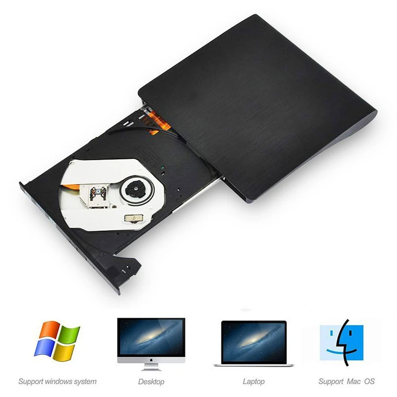باکس DVD رایتر اکسترنال USB3.0 12.5 دی نت D-NET