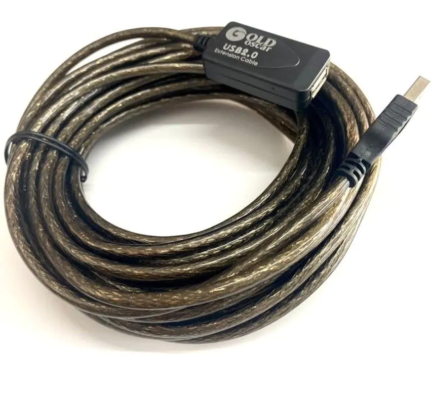 کابل افزایش طول USB برددار 10 متر گلد اسکار