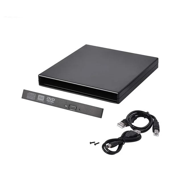 باکس DVD رایتر لپ تاپ ونتولینک USB 2.0 ضخامت 9.5 میلی‌متر