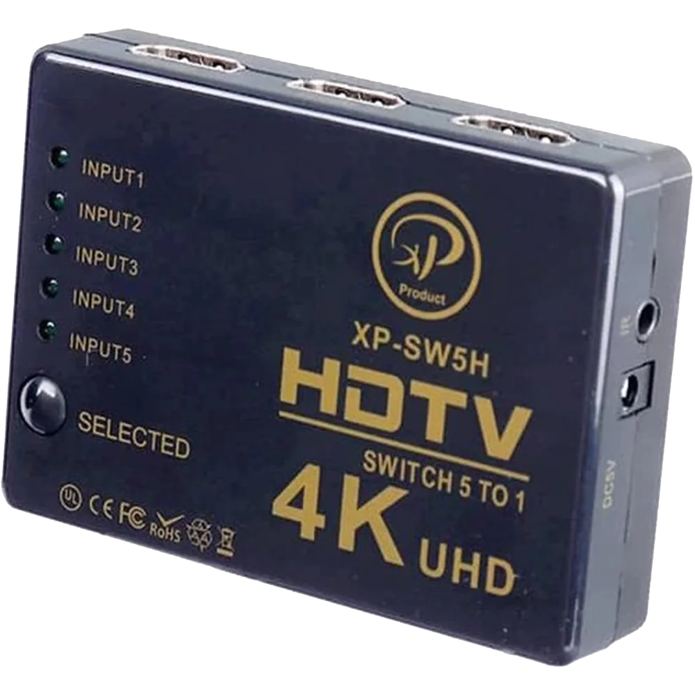 هاب سوییچ پنج پورت HDMI ایکس پی XP-SW5K