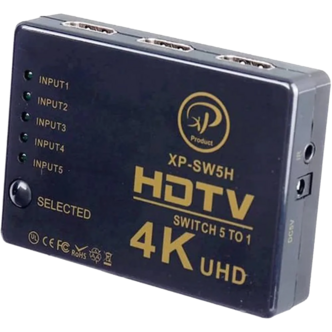 هاب سوییچ پنج پورت HDMI ایکس پی XP-SW5K هاب سوییچ پنج پورت HDMI ایکس پی XP-SW5K